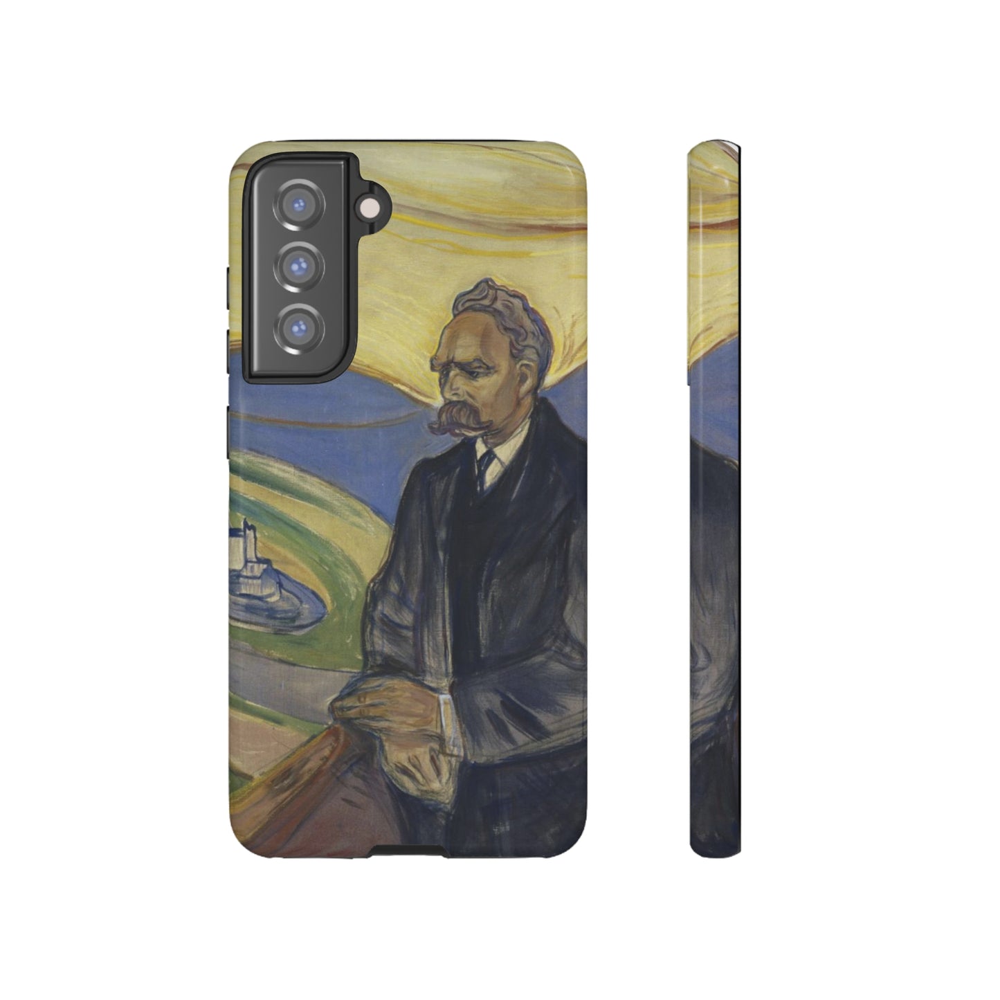 Friederich Nietzsche by Edvard Munch - Cell Phone Case