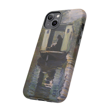 The Studio Boat by Claude Monet - Cell Phone Case