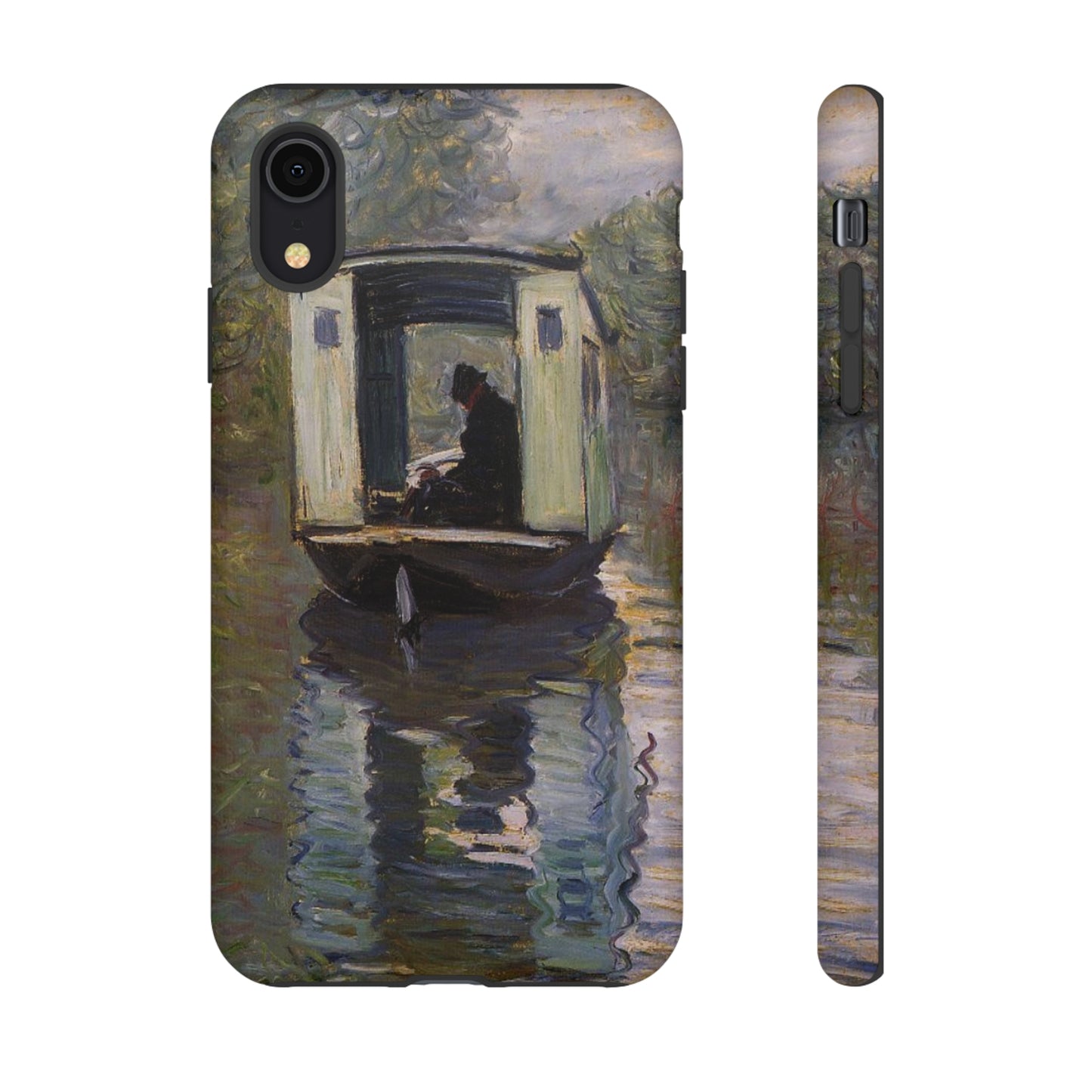 The Studio Boat by Claude Monet - Cell Phone Case