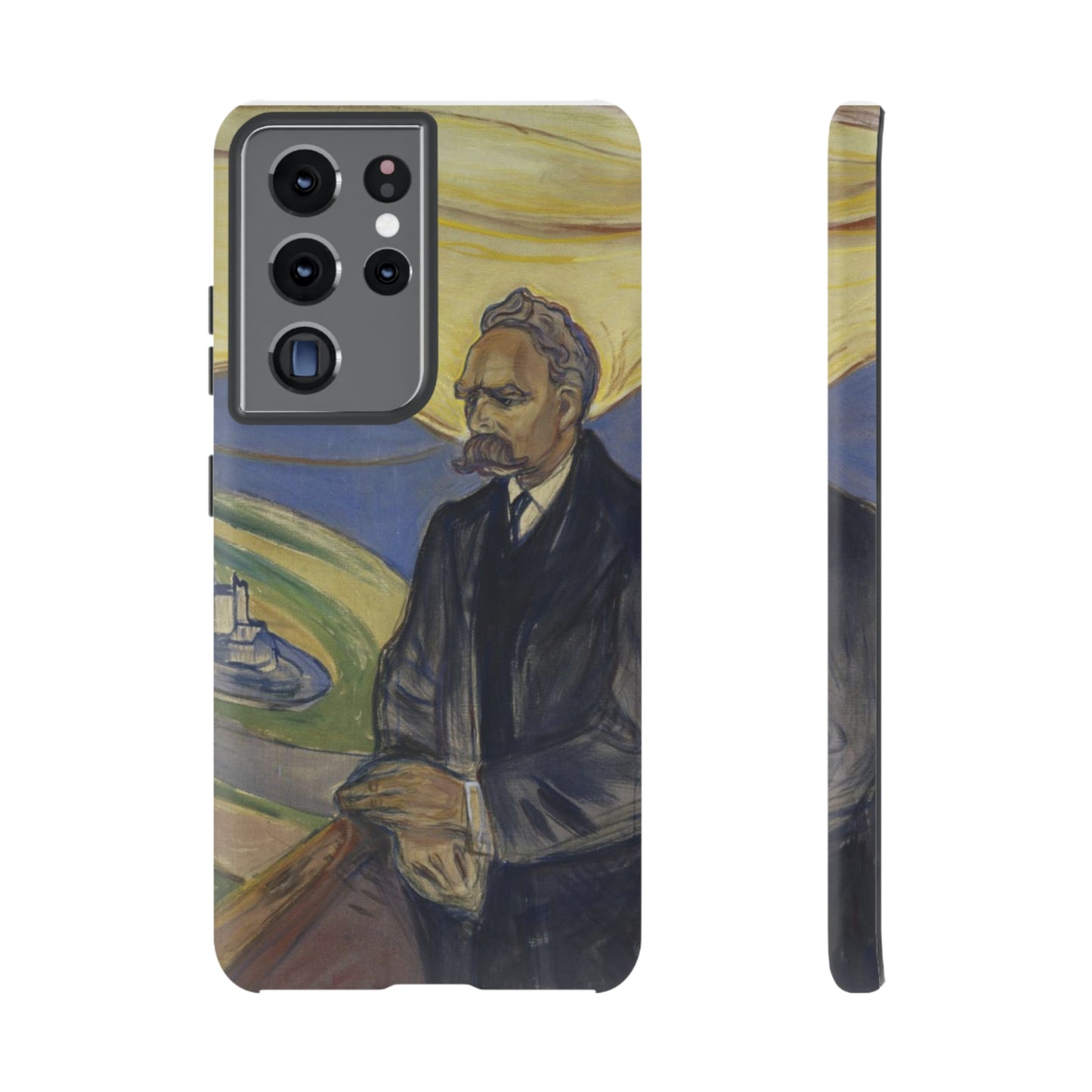 Friederich Nietzsche by Edvard Munch - Cell Phone Case