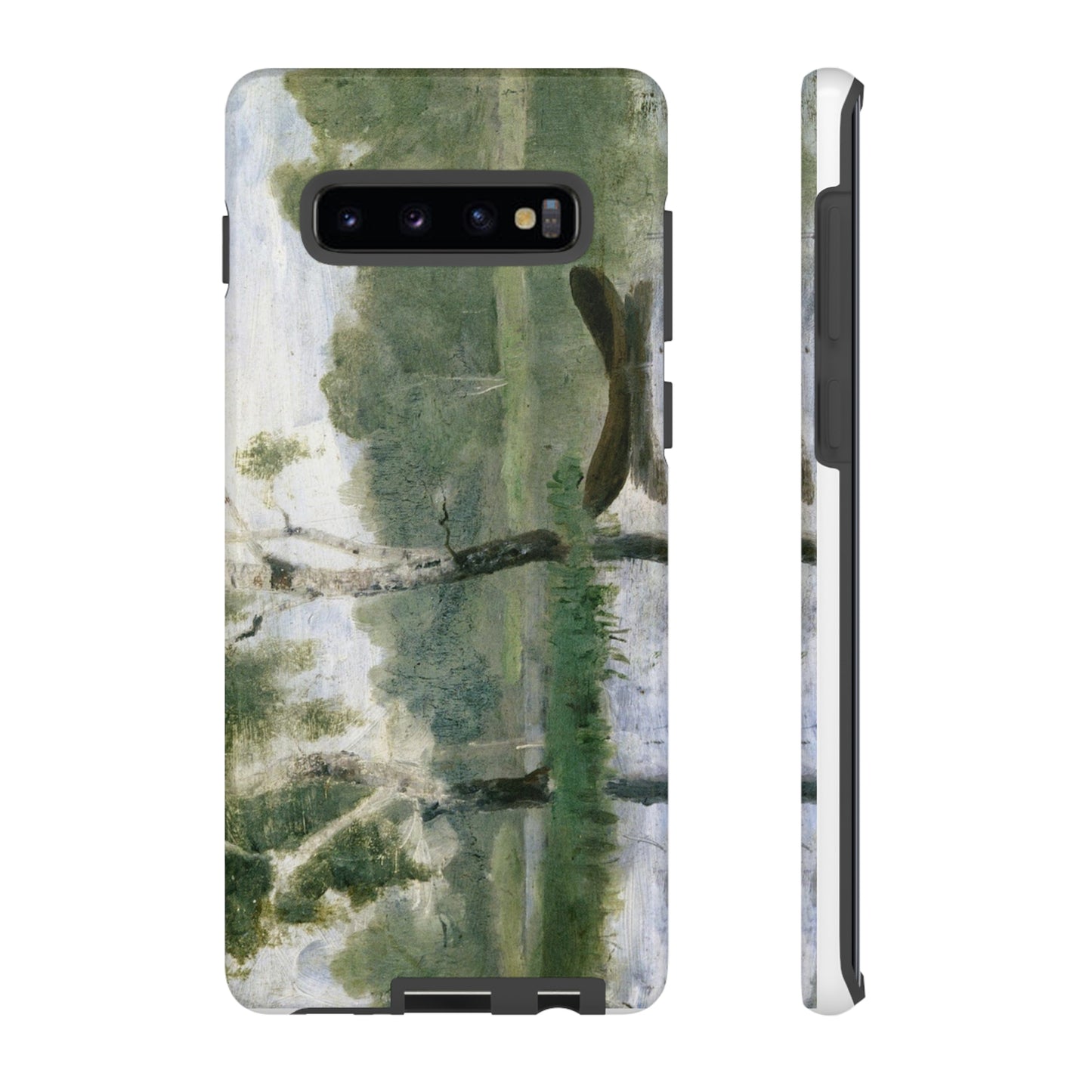 Small Lake with Boat by Edvard Munch - Cell Phone Case