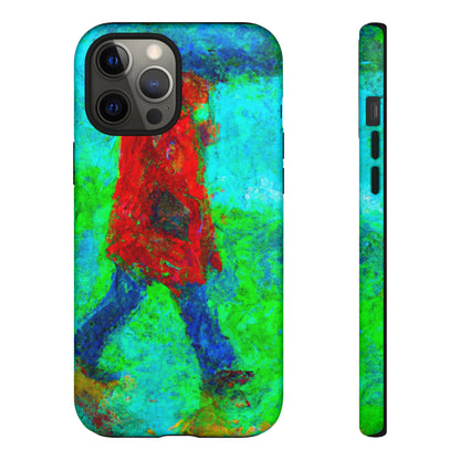 Lonely Man AI Generated - Cell Phone Case