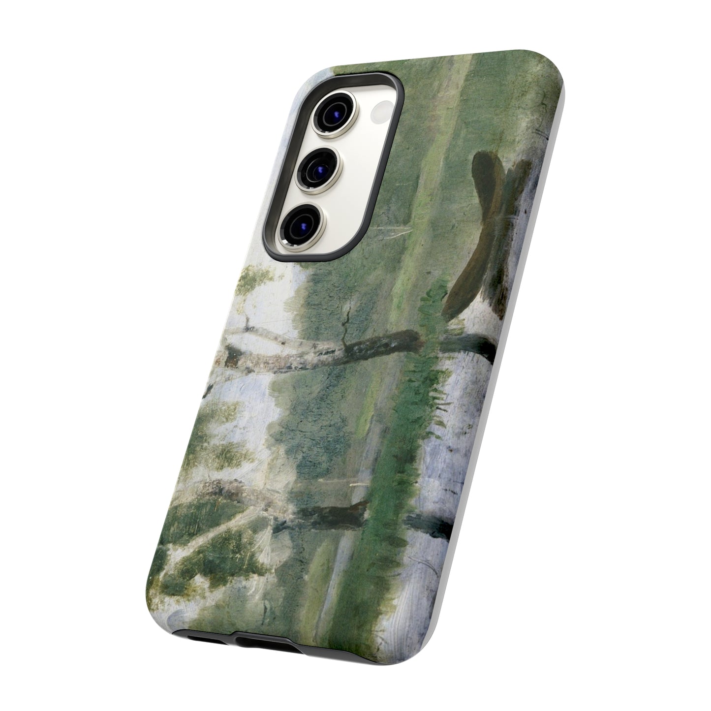 Small Lake with Boat by Edvard Munch - Cell Phone Case