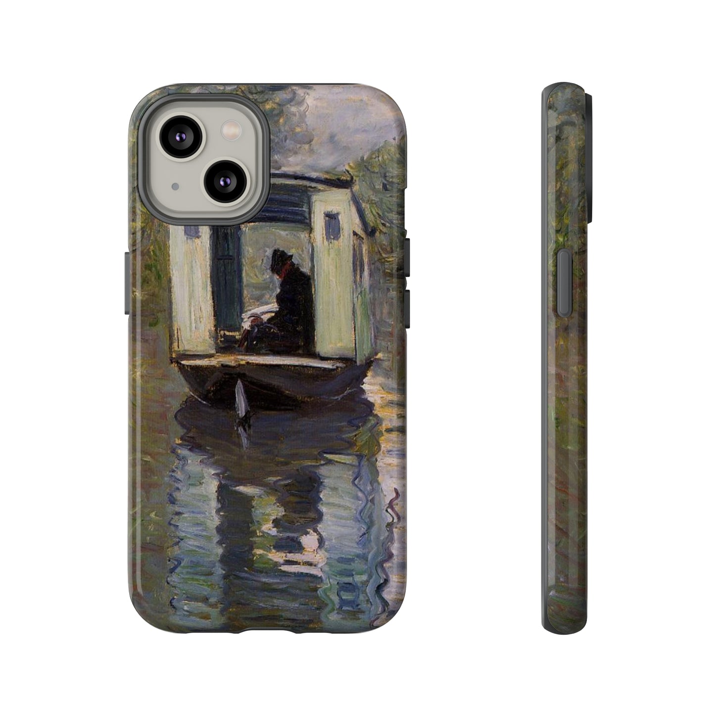 The Studio Boat by Claude Monet - Cell Phone Case