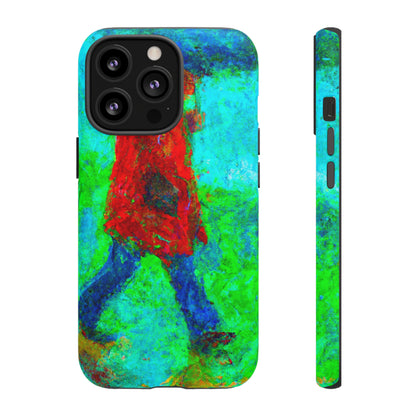 Lonely Man AI Generated - Cell Phone Case