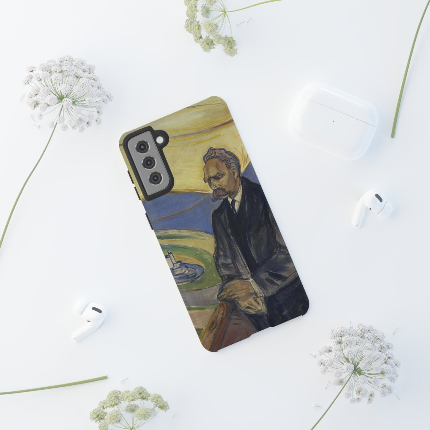 Friederich Nietzsche by Edvard Munch - Cell Phone Case