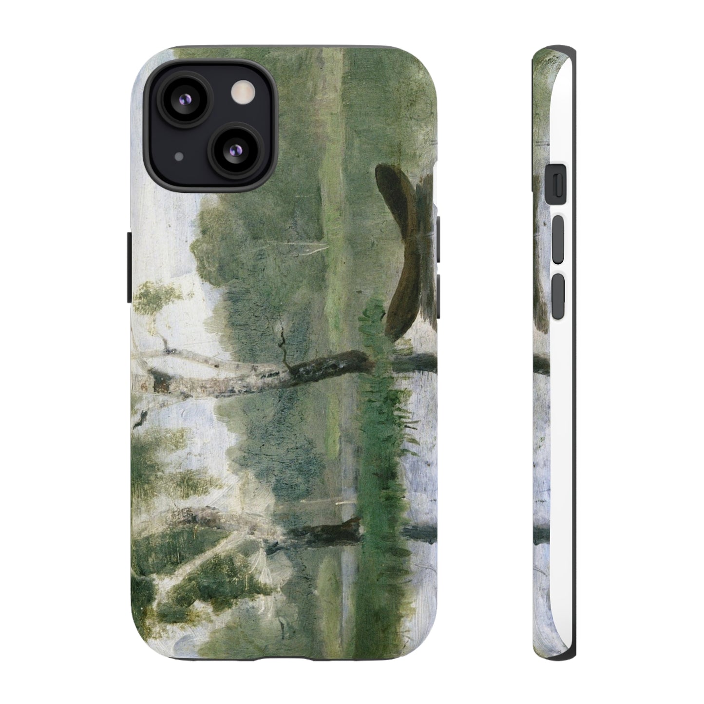 Small Lake with Boat by Edvard Munch - Cell Phone Case