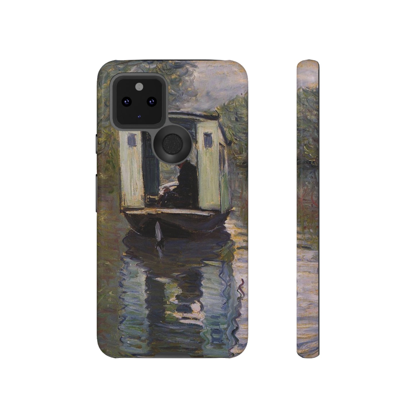 The Studio Boat by Claude Monet - Cell Phone Case