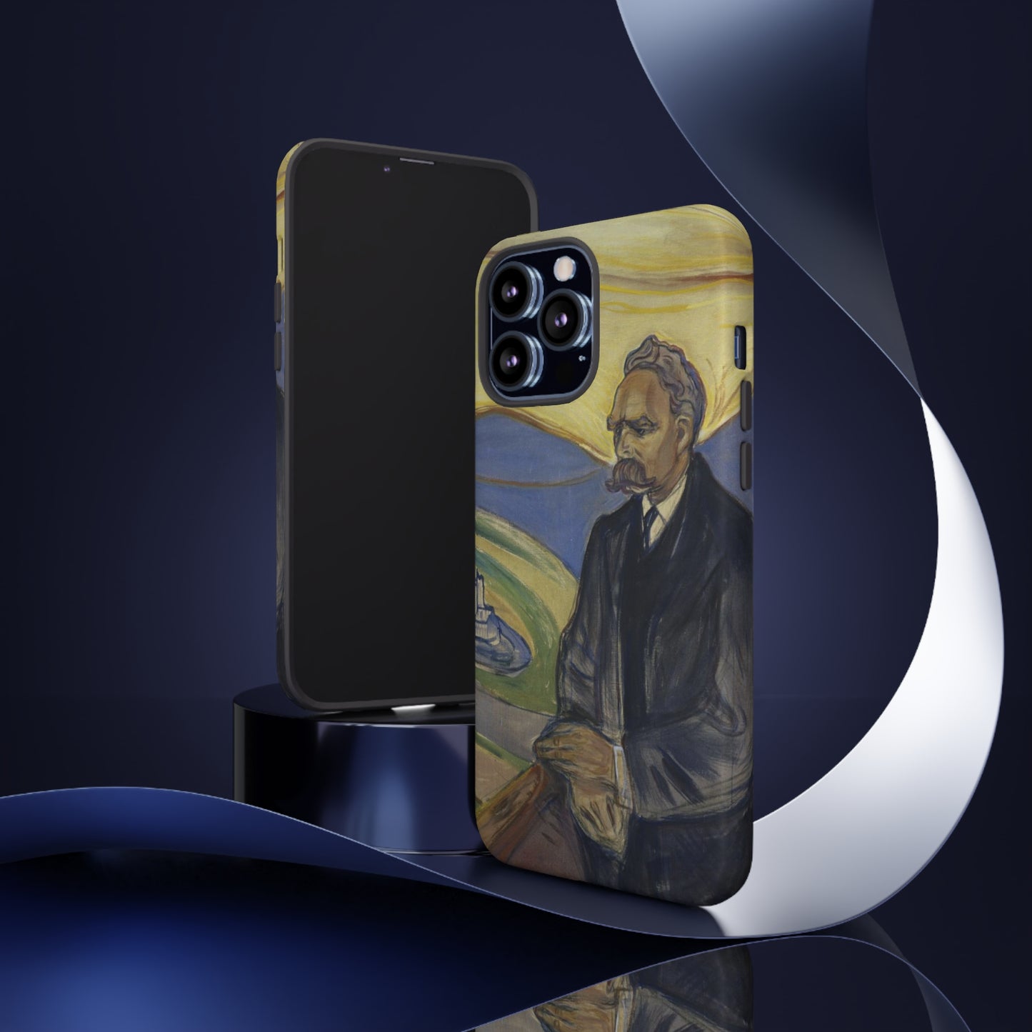 Friederich Nietzsche by Edvard Munch - Cell Phone Case