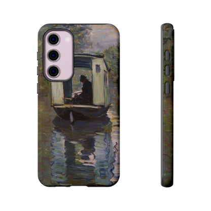 The Studio Boat by Claude Monet - Cell Phone Case