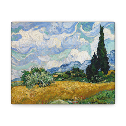 Wheat Field with Cypresses - By Vincent Van Gogh