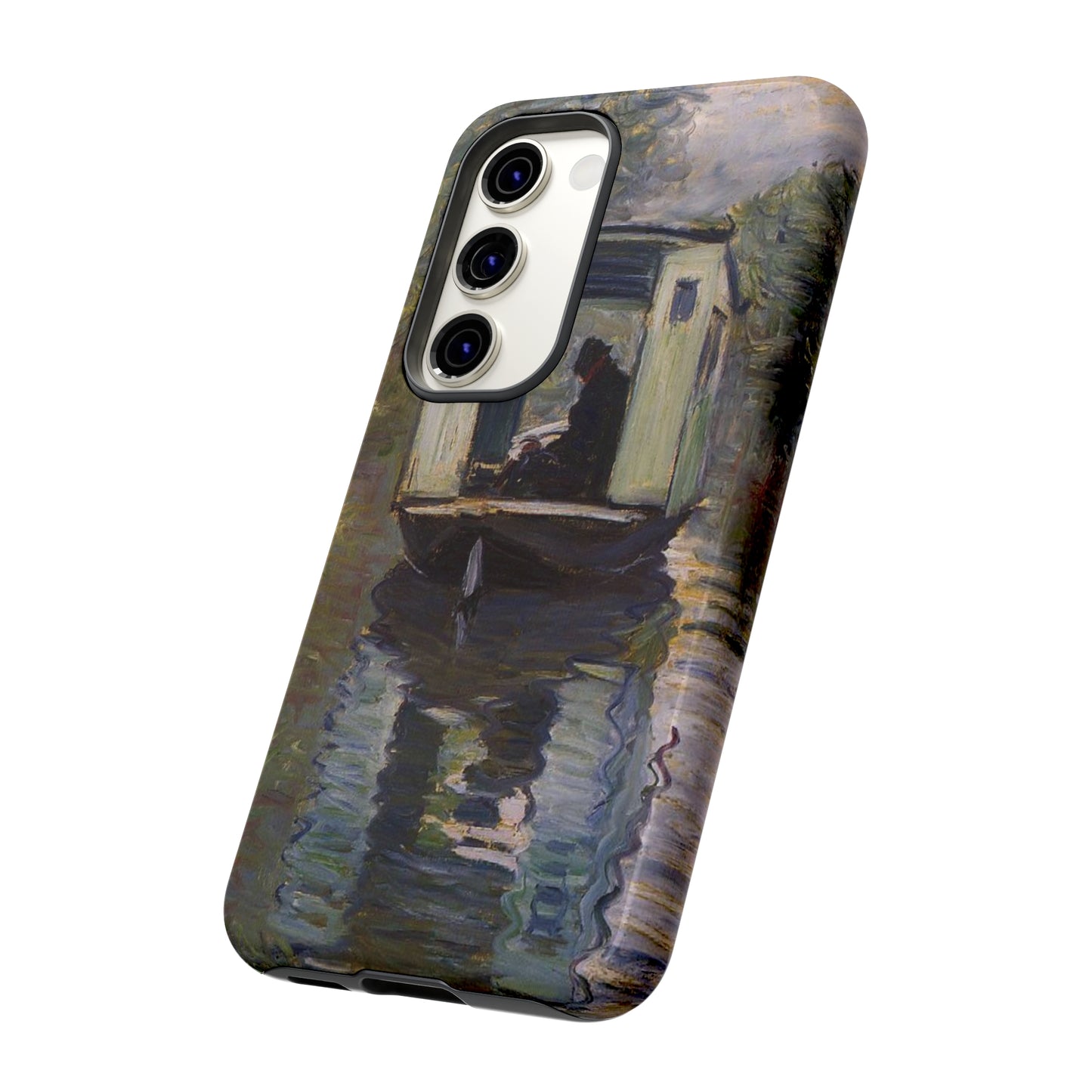 The Studio Boat by Claude Monet - Cell Phone Case