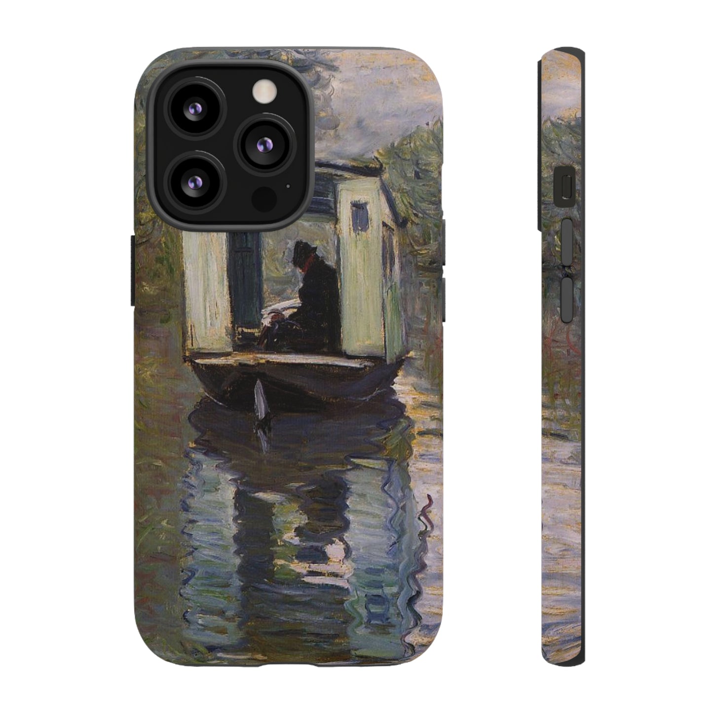 The Studio Boat by Claude Monet - Cell Phone Case