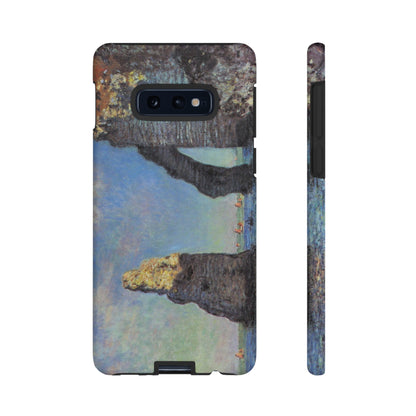 The Cliffs at Etretat by Claude Monet - Cell Phone Case