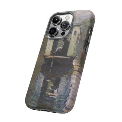 The Studio Boat by Claude Monet - Cell Phone Case