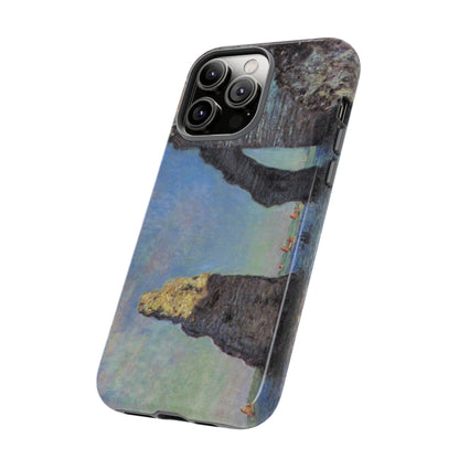 The Cliffs at Etretat by Claude Monet - Cell Phone Case