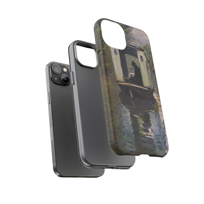 The Studio Boat by Claude Monet - Cell Phone Case