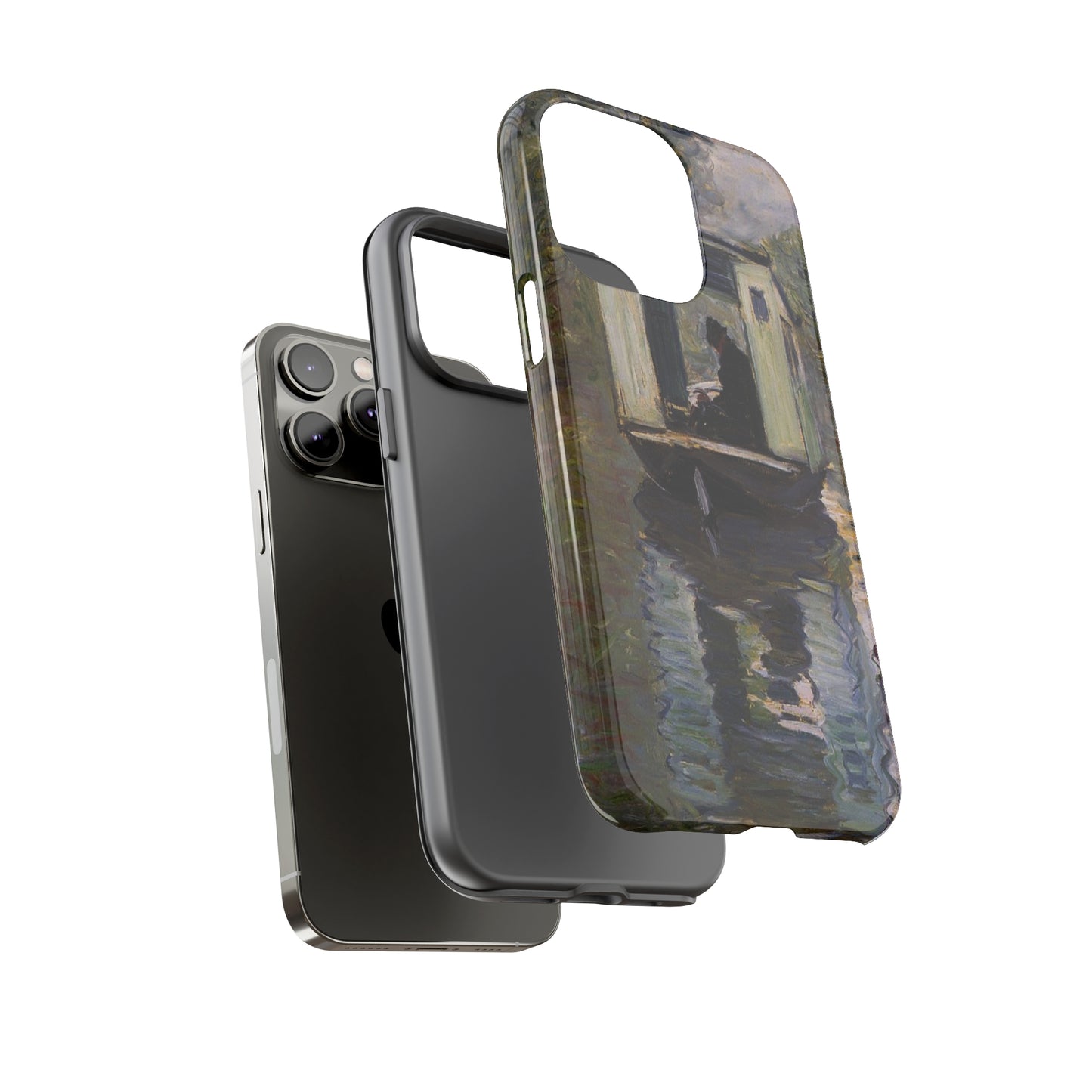 The Studio Boat by Claude Monet - Cell Phone Case