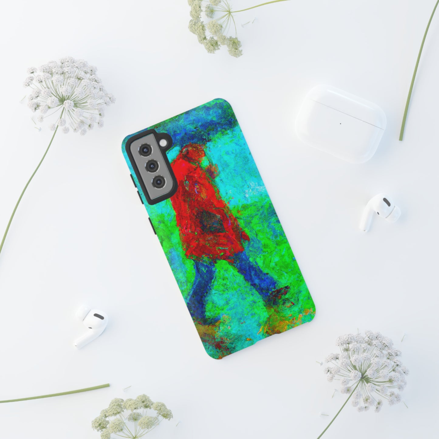 Lonely Man AI Generated - Cell Phone Case