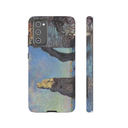 The Cliffs at Etretat by Claude Monet - Cell Phone Case