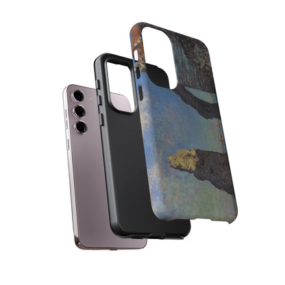 The Cliffs at Etretat by Claude Monet - Cell Phone Case