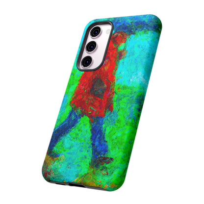 Lonely Man AI Generated - Cell Phone Case