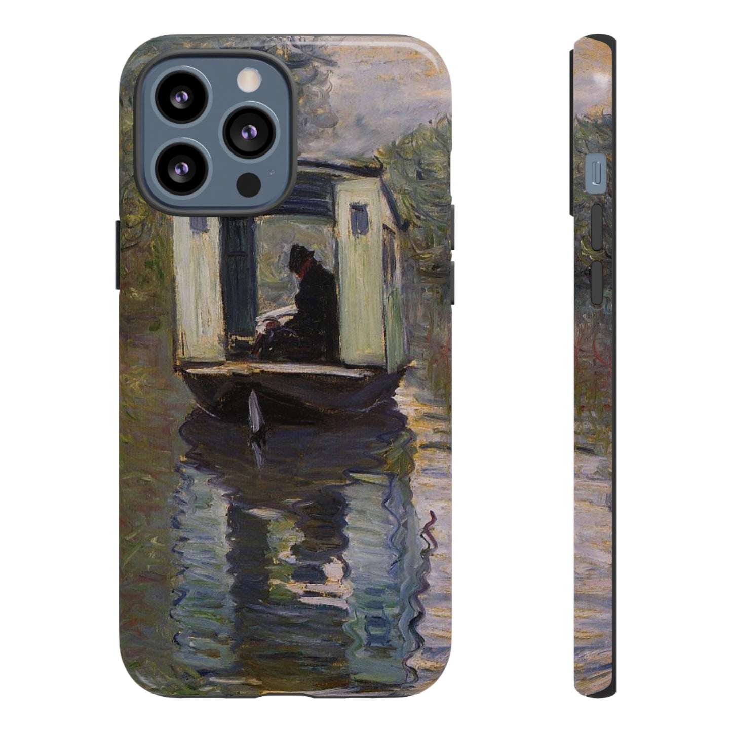 The Studio Boat by Claude Monet - Cell Phone Case