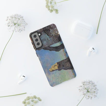 The Cliffs at Etretat by Claude Monet - Cell Phone Case