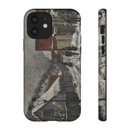 From Saxegardsgate by Edvard Munch - Cell Phone Case