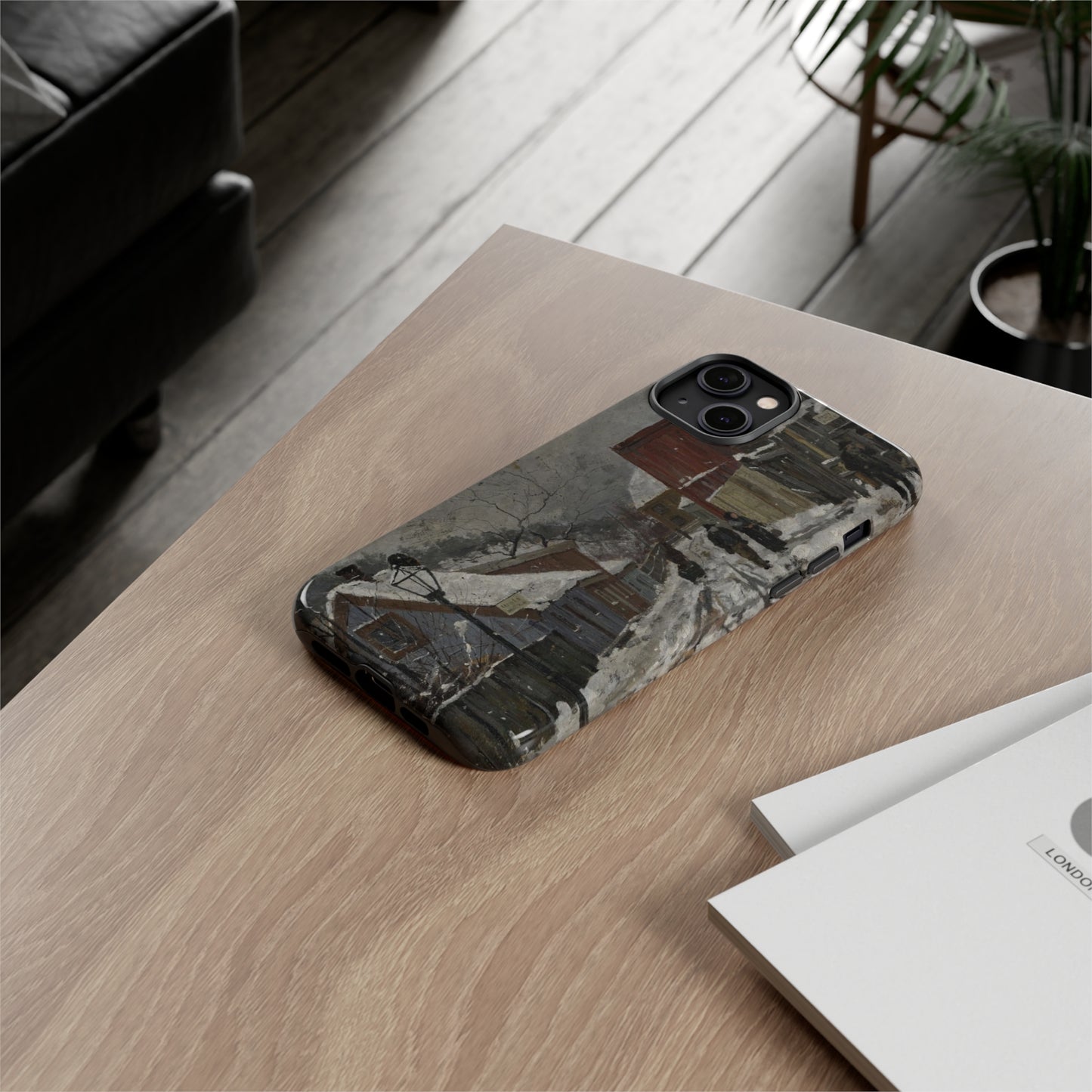 From Saxegardsgate by Edvard Munch - Cell Phone Case