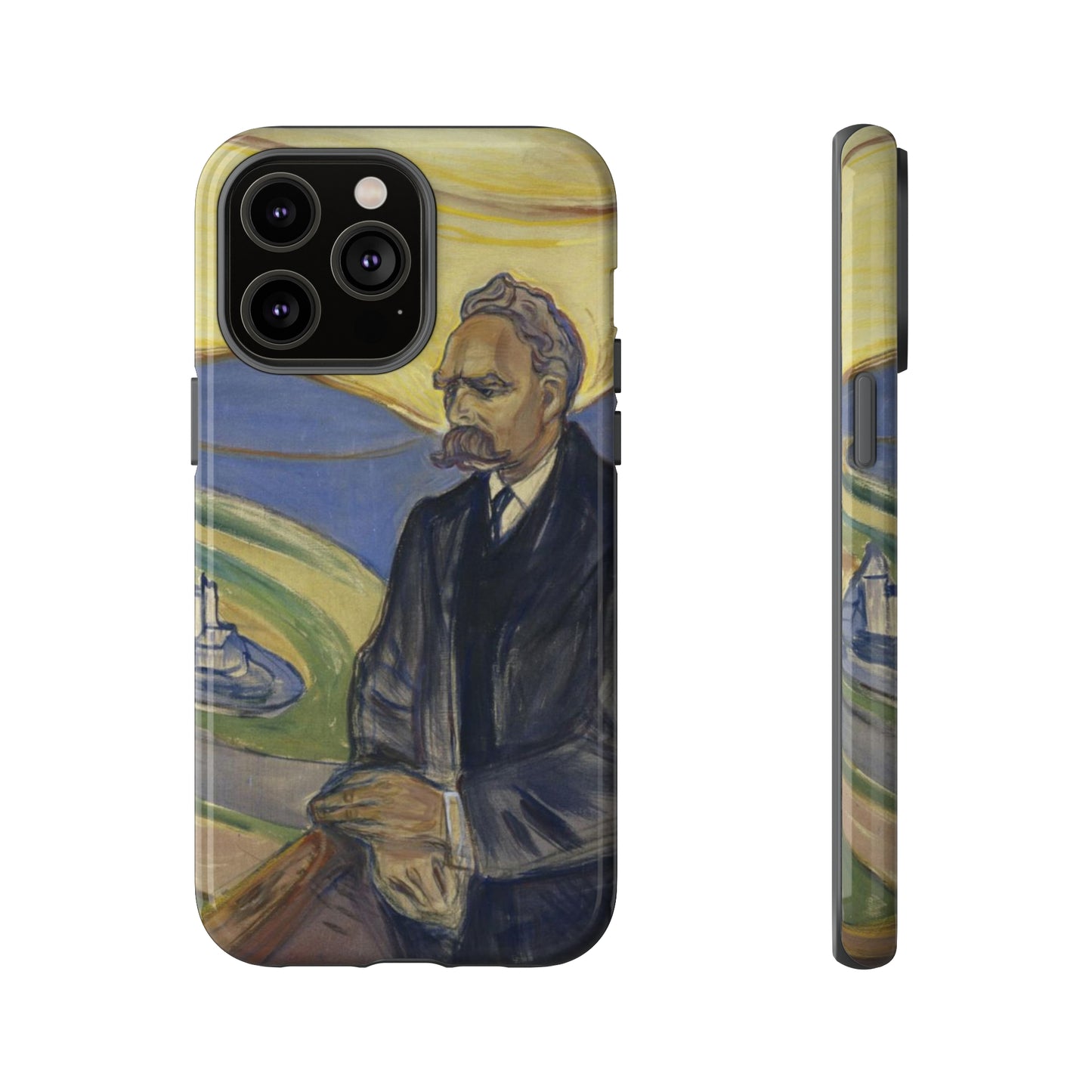 Friederich Nietzsche by Edvard Munch - Cell Phone Case