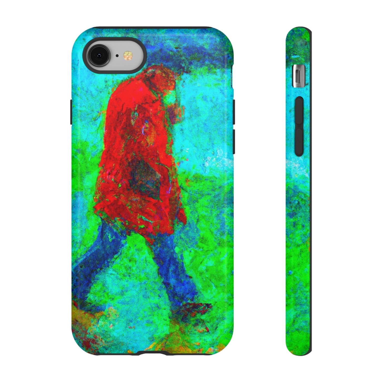 Lonely Man AI Generated - Cell Phone Case