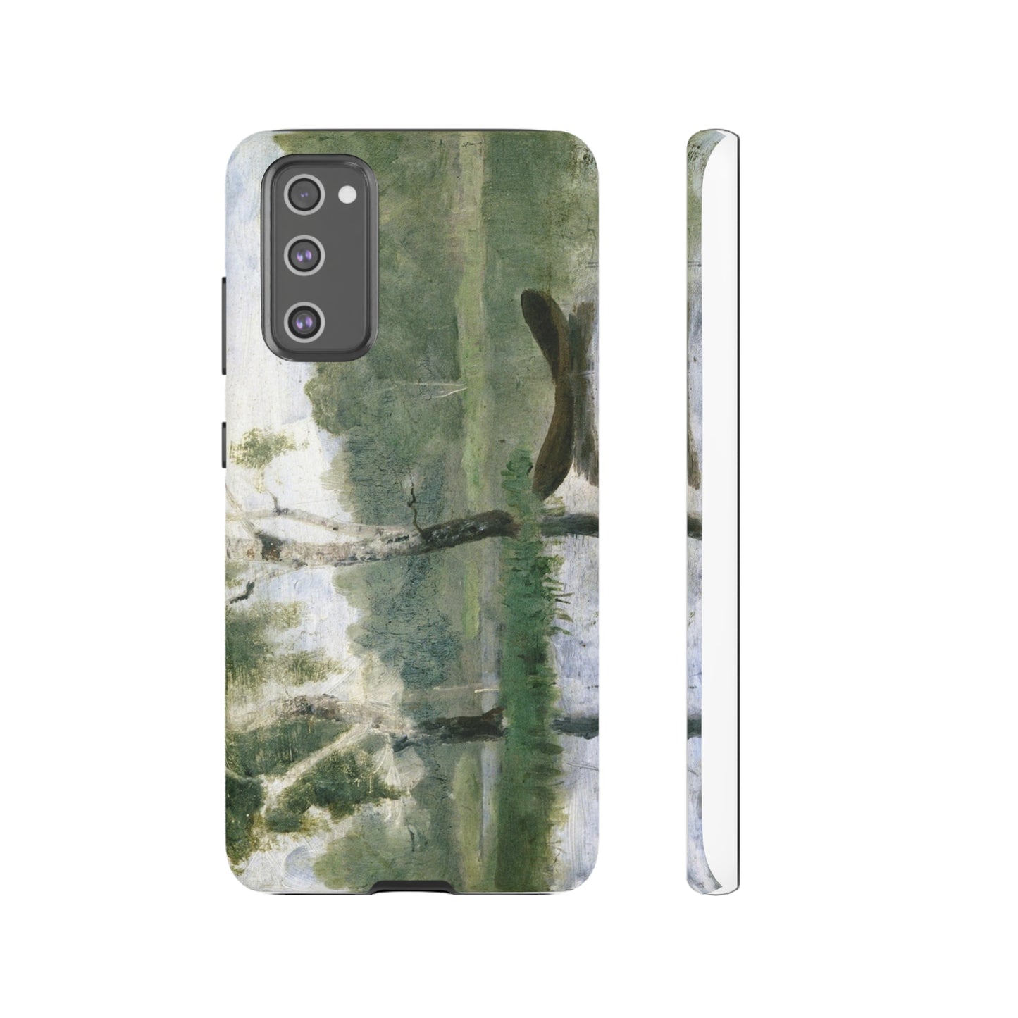 Small Lake with Boat by Edvard Munch - Cell Phone Case