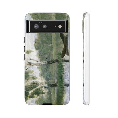 Small Lake with Boat by Edvard Munch - Cell Phone Case