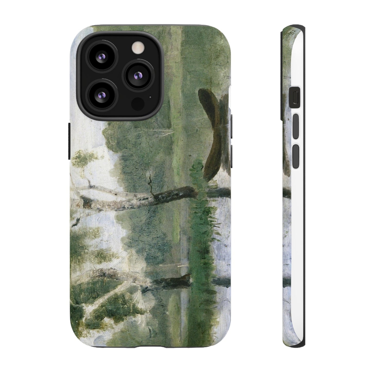 Small Lake with Boat by Edvard Munch - Cell Phone Case