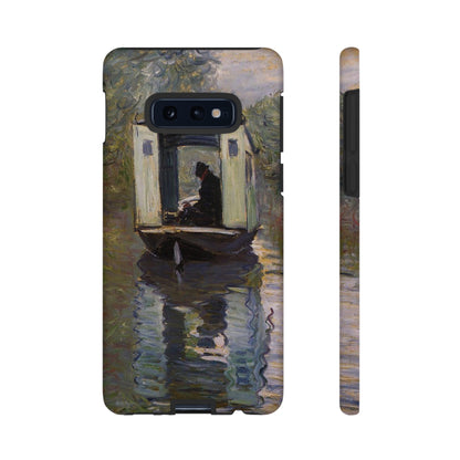 The Studio Boat by Claude Monet - Cell Phone Case