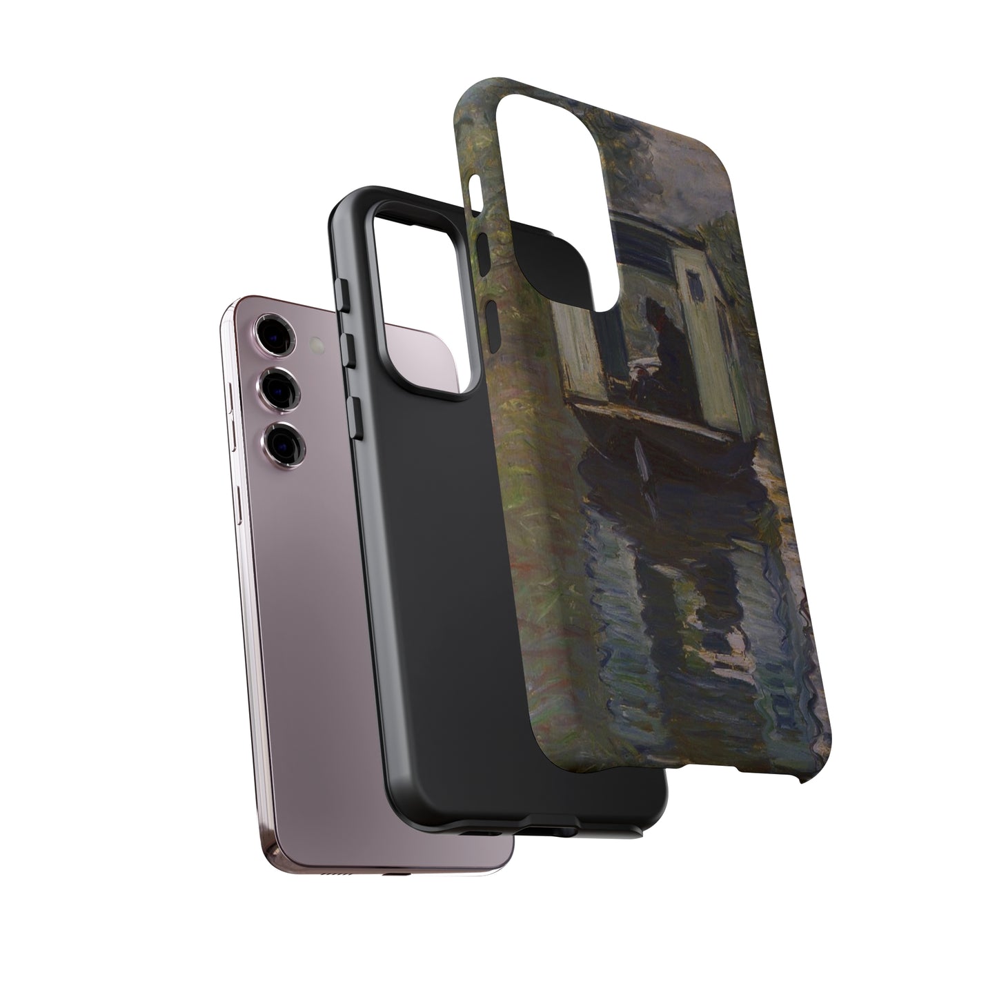 The Studio Boat by Claude Monet - Cell Phone Case