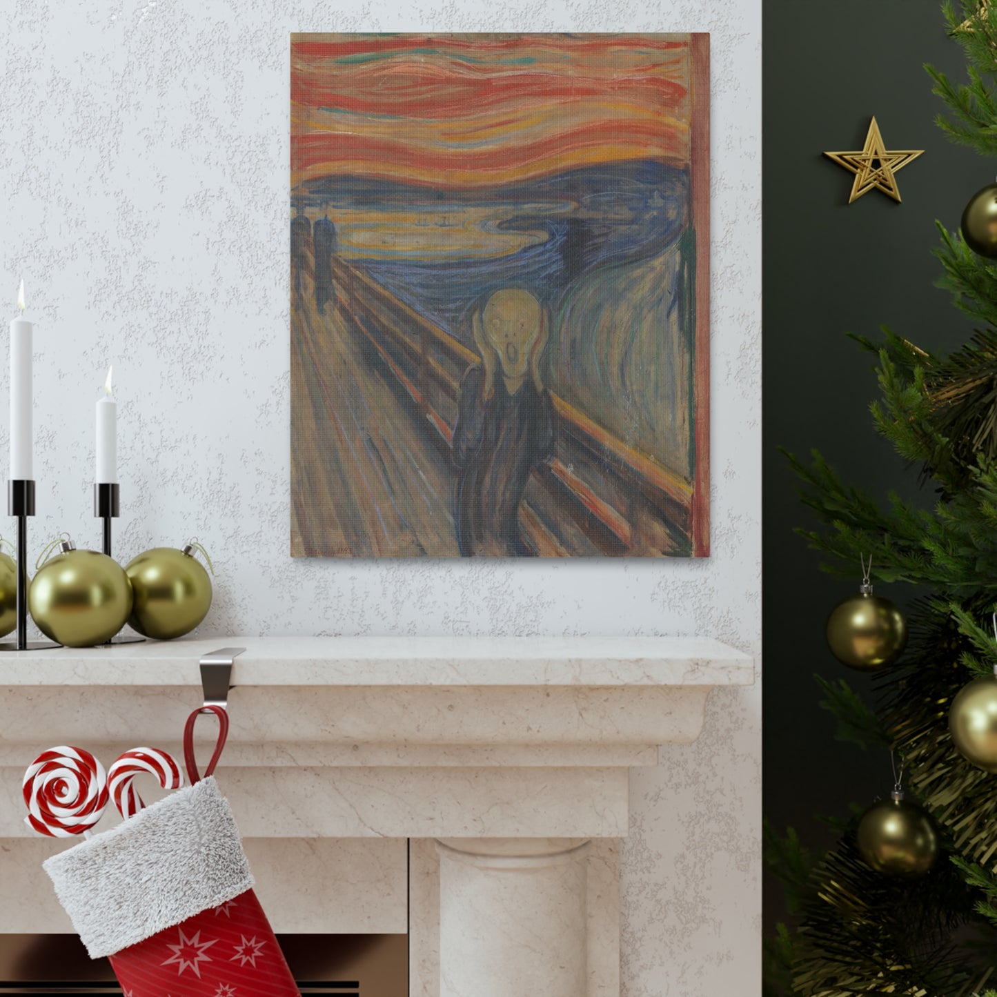 The Scream by Edvard Munch - Canvas Print