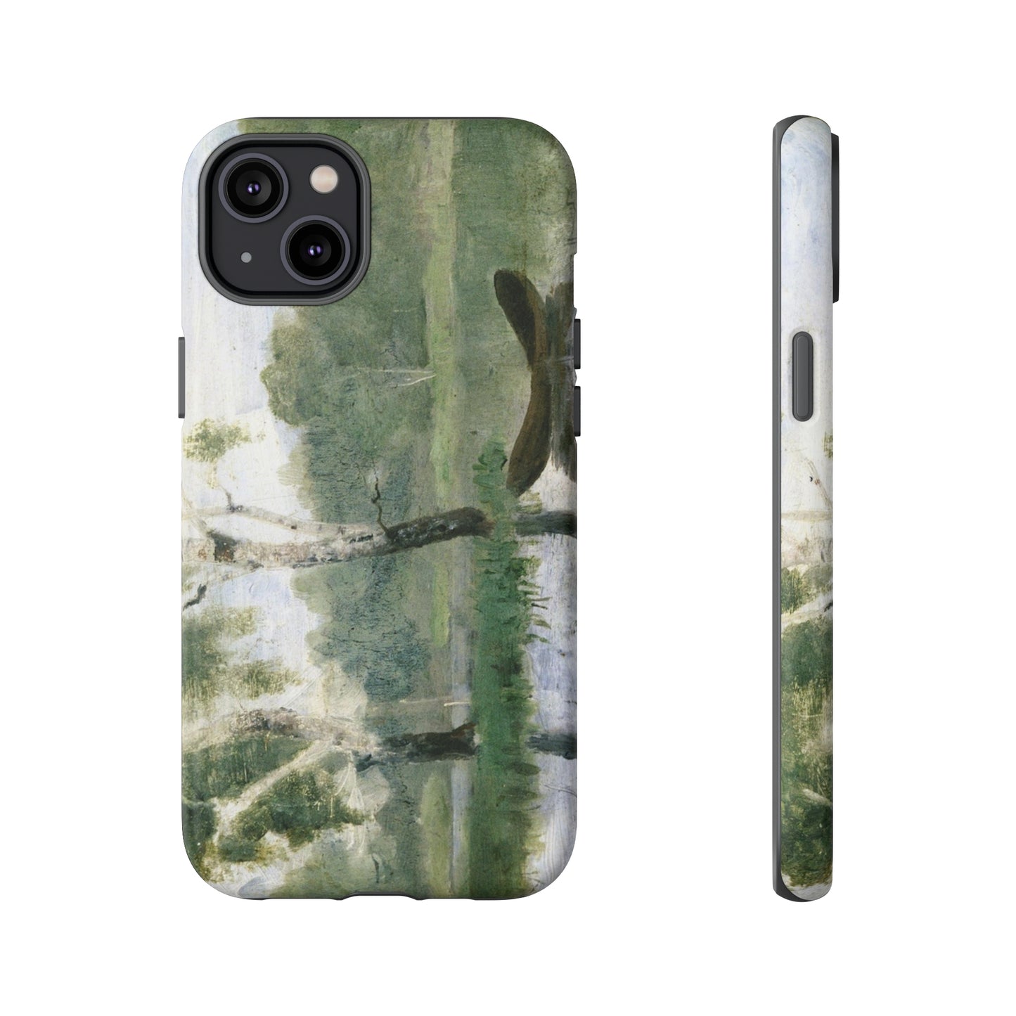 Small Lake with Boat by Edvard Munch - Cell Phone Case