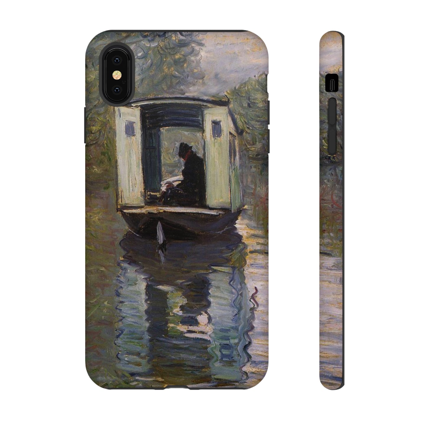 The Studio Boat by Claude Monet - Cell Phone Case