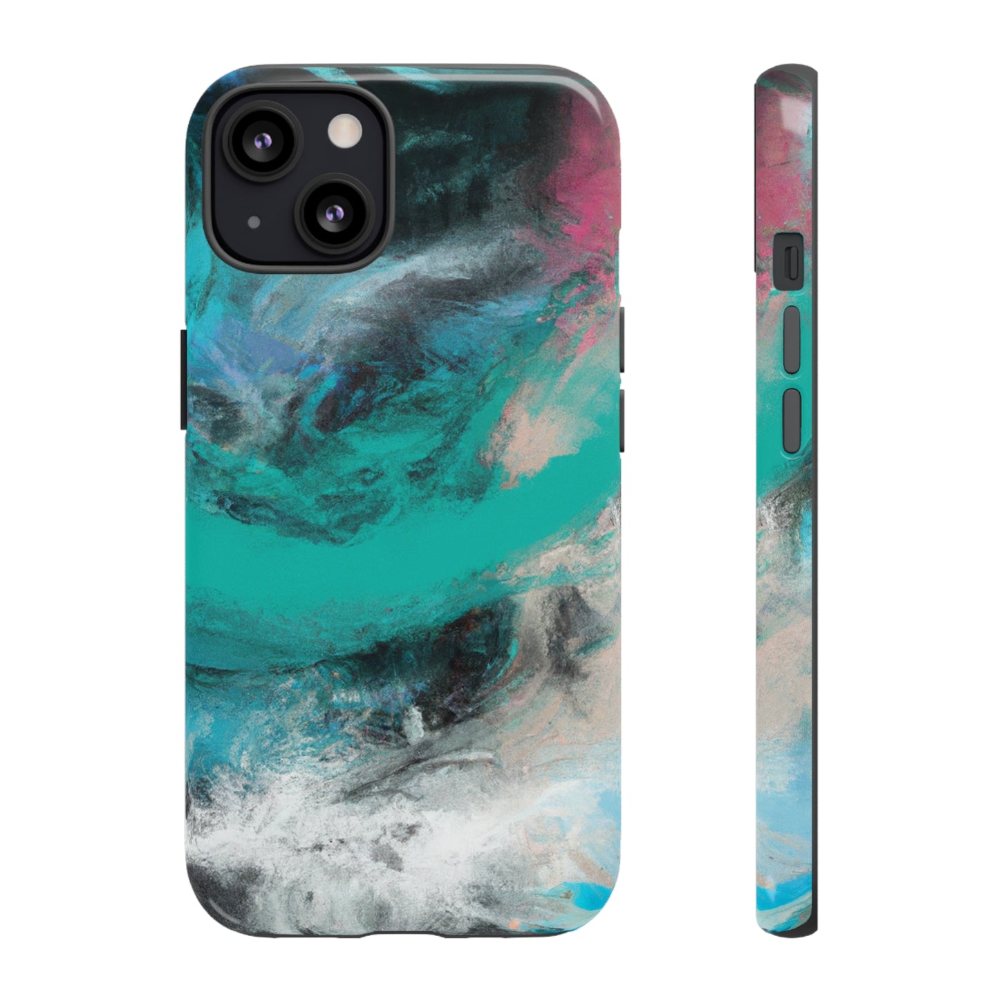 Troubled Sea AI generated - Cell Phone Case