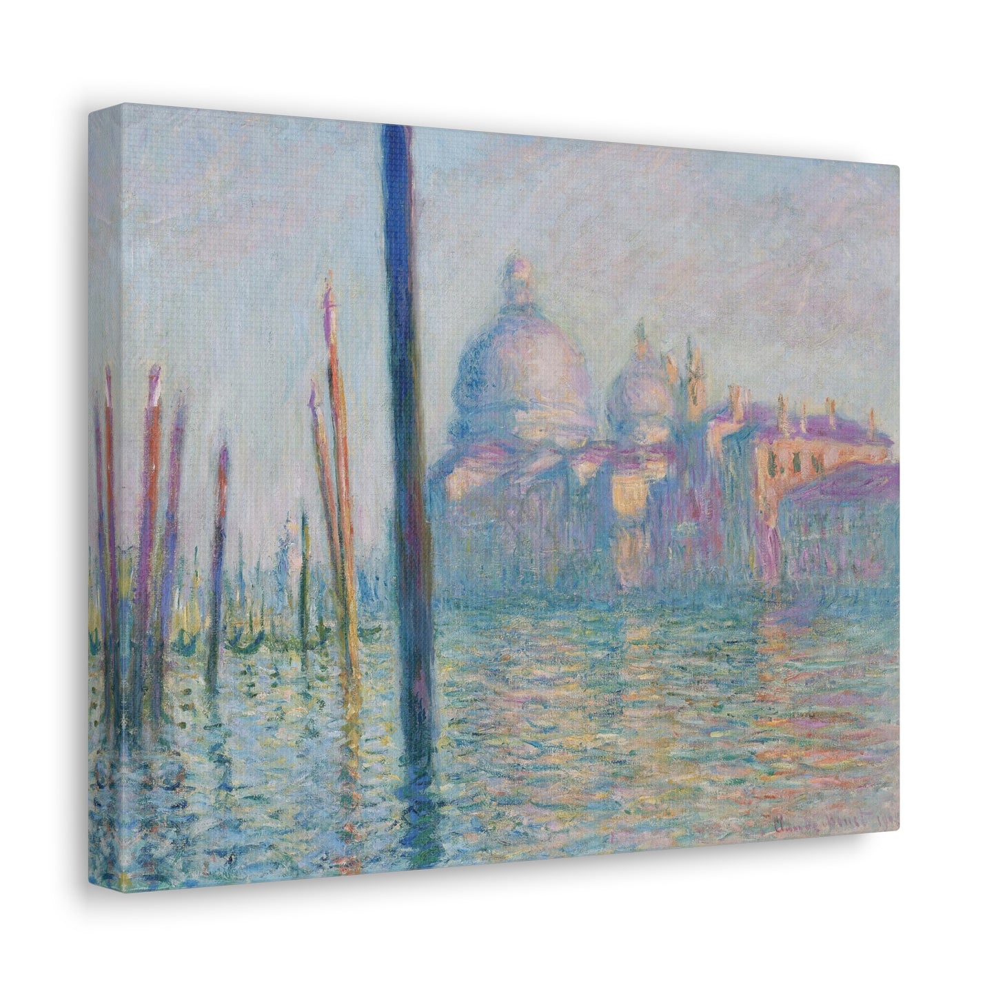 Le Grand Canal by Claude Monet - Canvas Print