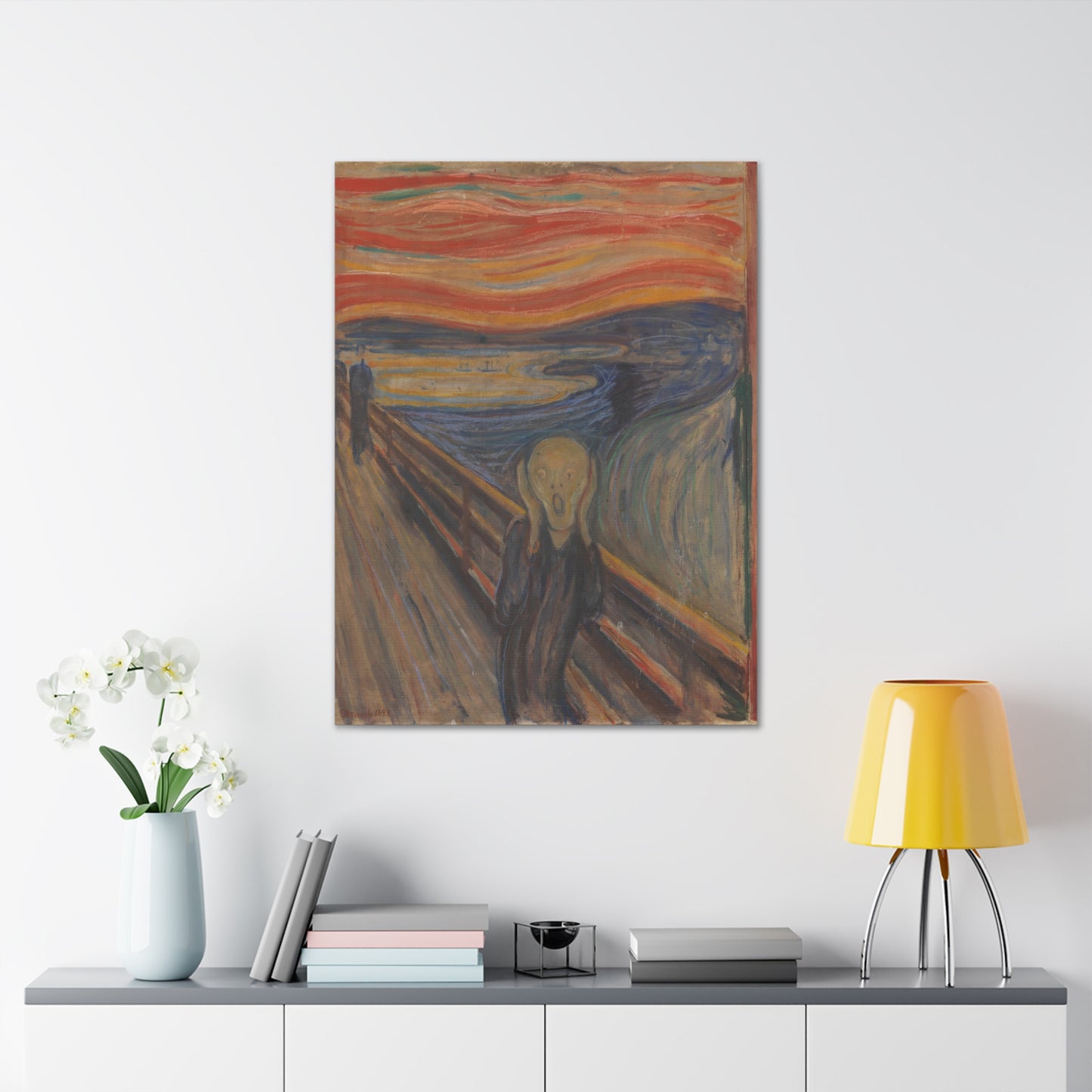 The Scream by Edvard Munch - Canvas Print