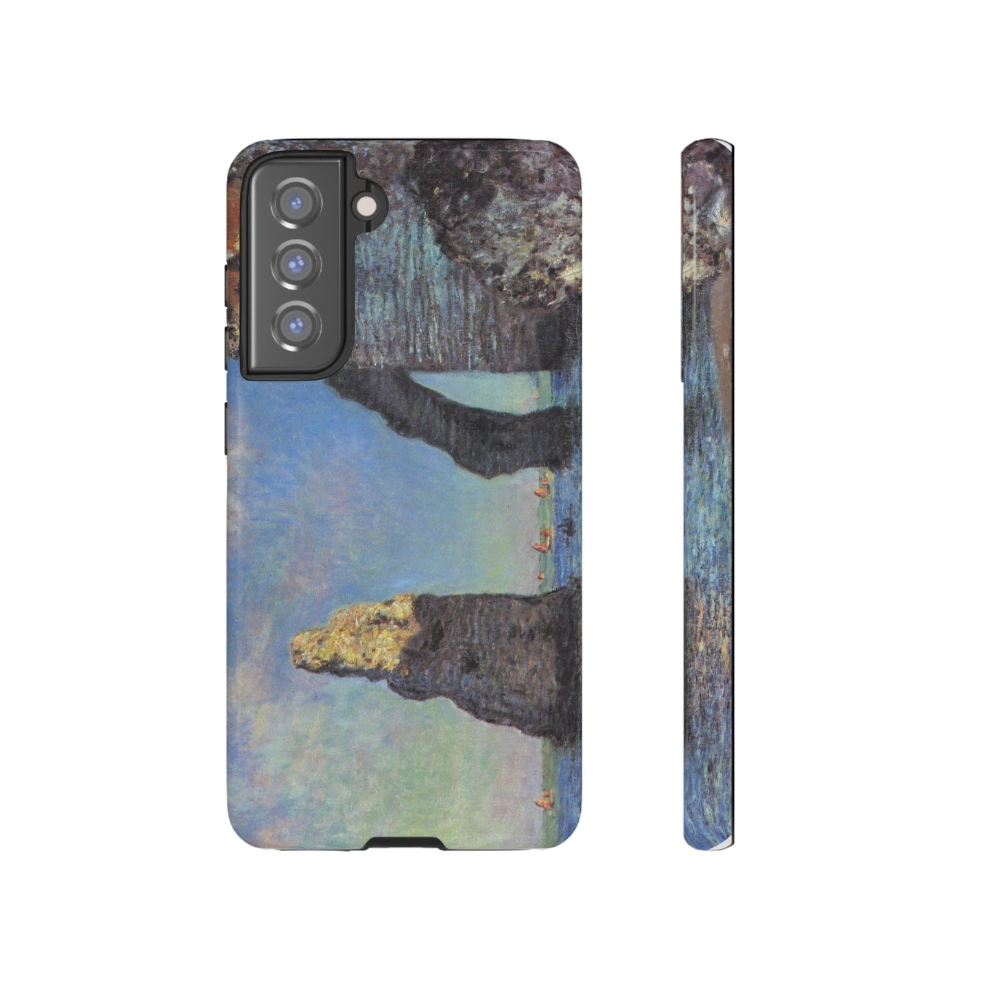 The Cliffs at Etretat by Claude Monet - Cell Phone Case