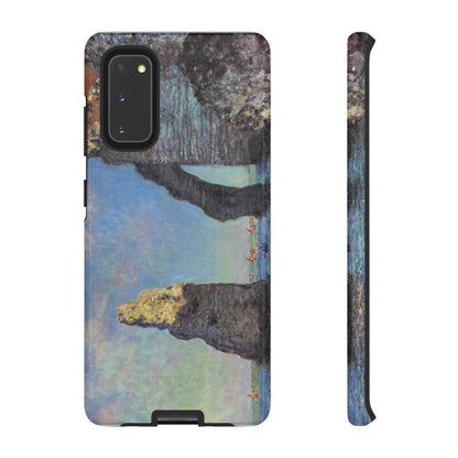 The Cliffs at Etretat by Claude Monet - Cell Phone Case