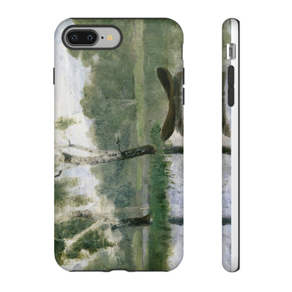 Small Lake with Boat by Edvard Munch - Cell Phone Case