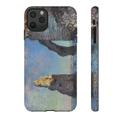 The Cliffs at Etretat by Claude Monet - Cell Phone Case