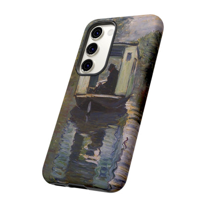 The Studio Boat by Claude Monet - Cell Phone Case