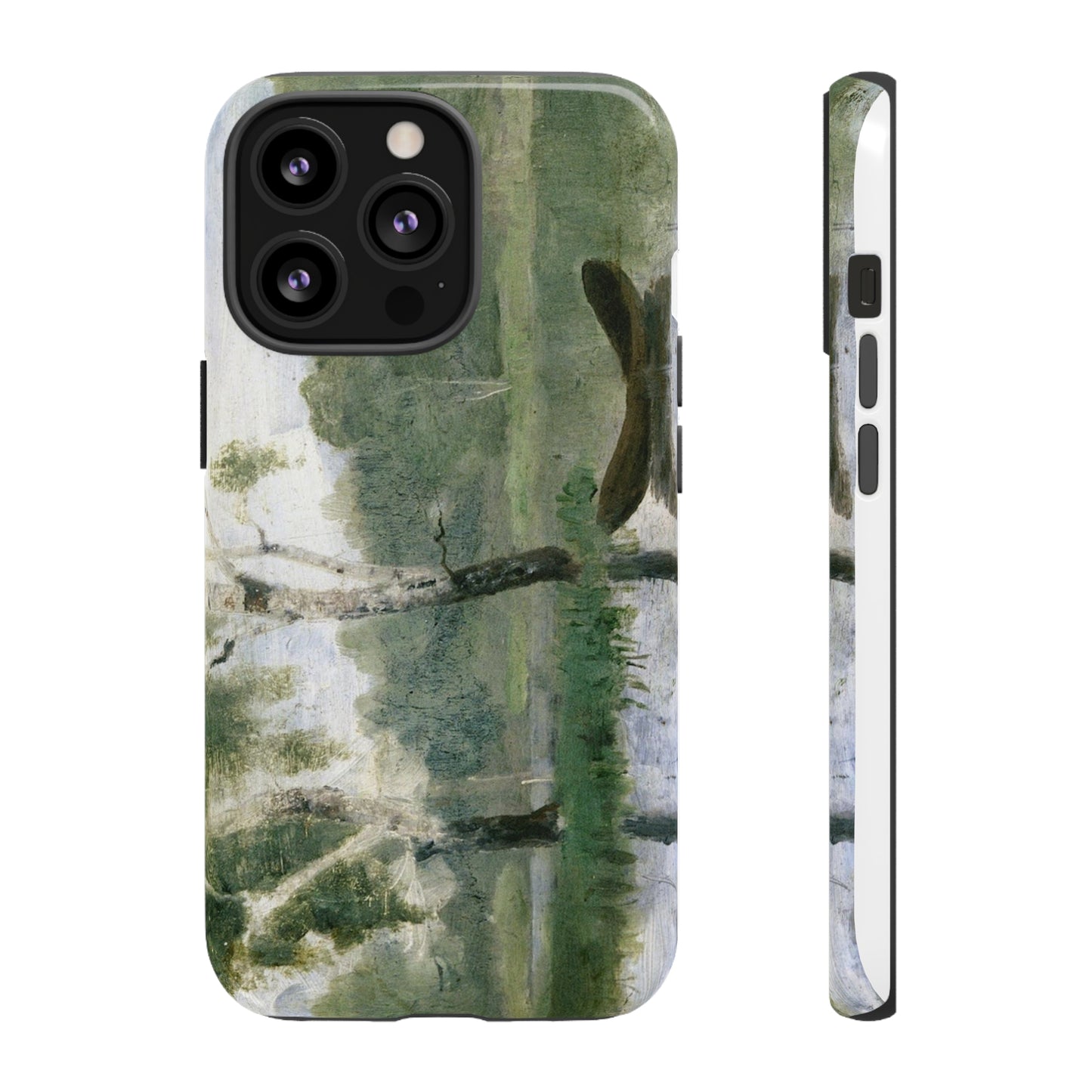 Small Lake with Boat by Edvard Munch - Cell Phone Case