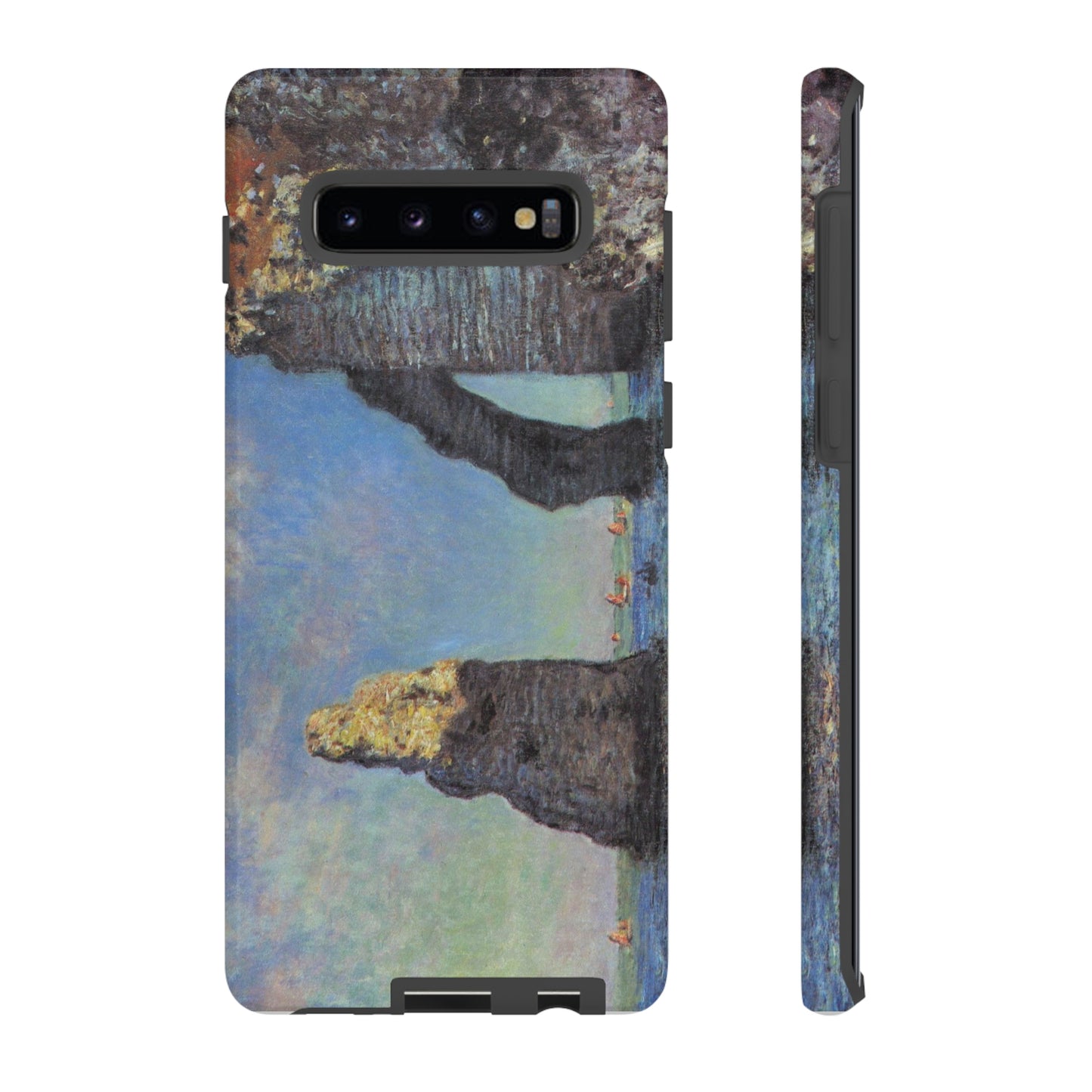 The Cliffs at Etretat by Claude Monet - Cell Phone Case